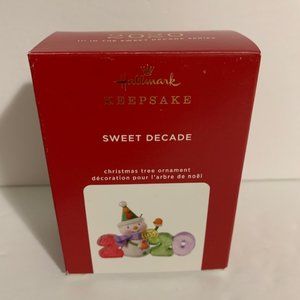 Hallmark Keepsake Christmas Ornament 2020 Sweet Decade 1st In Series Snowman